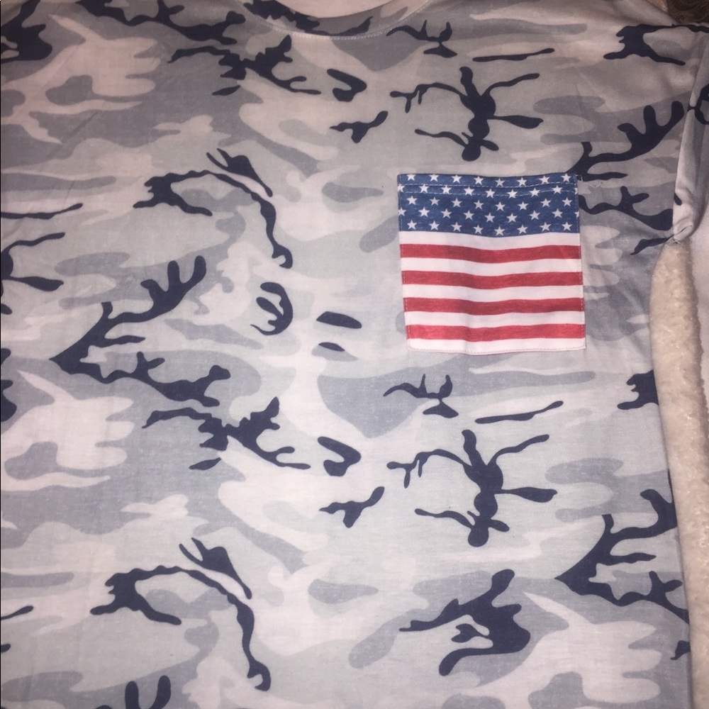 Camo crew neck T-shirt LRG